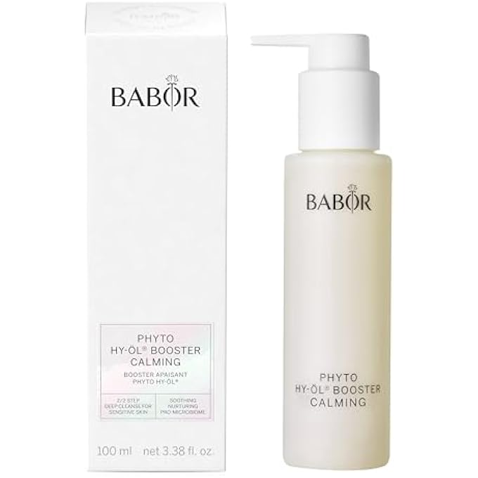 Babor PHYTO HY-OIL BOOSTER CALMING FOR SENSITIVE SKIN, FACIAL CLEANSER FOR USE WITH HY-OIL, WITH LIME BLOSSOM, VEGAN FORMULA, PHYTOACTIVE SENSITIVE, 1 X 100 ML - Image 1